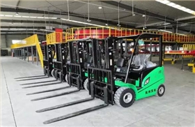 杭州叉車交付鋰電池叉車&mdash;&mdash;順豐集團（煙臺站）3