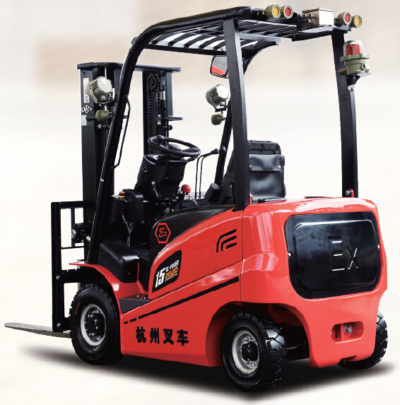 產品圖片-A系列1-3.5噸防爆蓄電池叉車（后側面）