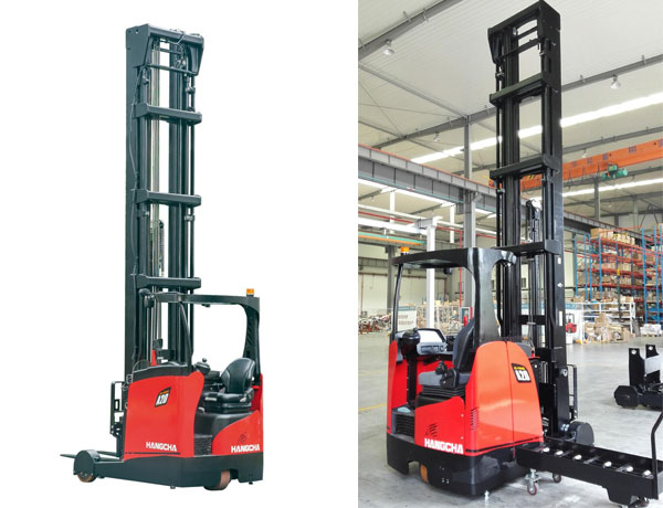 高層貨架倉庫的福音——杭叉高貨位揀選式叉車！