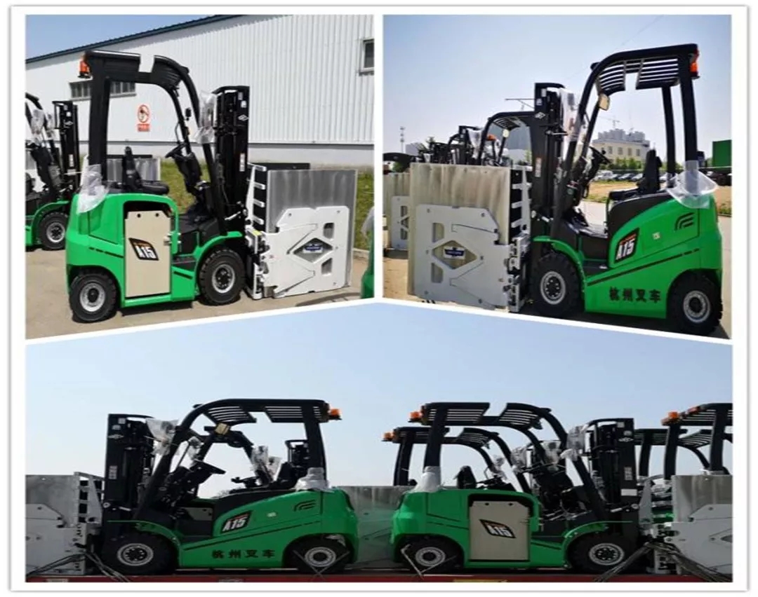 【重磅】杭叉首批側面移出鋰電池叉車成功交付青島某國有控股家電企業(yè)！