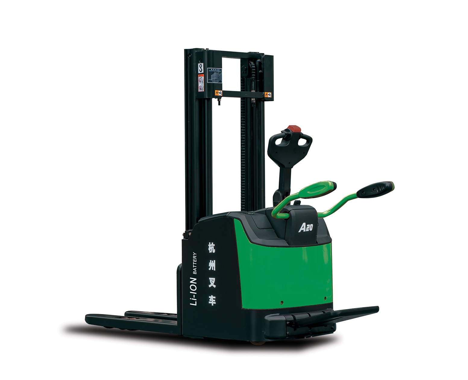 A系列1.2~2噸基本型鋰電堆垛車 A系列1.2~2噸基本型鋰電堆垛車